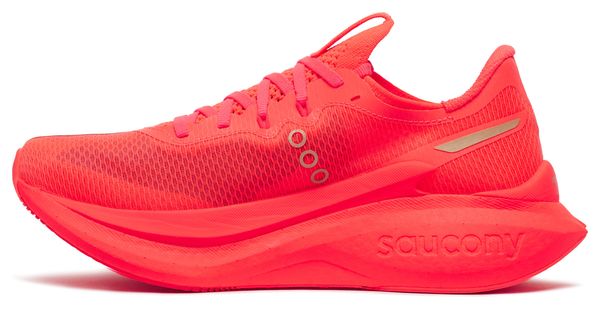Saucony Endorphin Pro 5 hardloopschoenen, rood/goud, dames