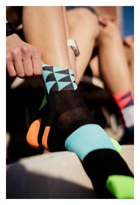 Incylence Ultralight Elements Short Socken Schwarz/Türkis