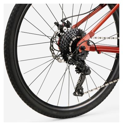 Vélo de Gravel Enfant Van Rysel Gravel 500 MicroSuift 10V 26'' Rouge