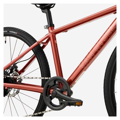 Vélo de Gravel Enfant Van Rysel Gravel 500 MicroSuift 10V 26'' Rouge