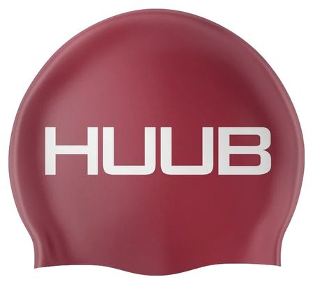 Cuffia da nuoto Huub in silicone rosso