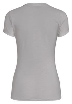 T-Shirt Manches Courtes Femme Salewa Solidlogo Dry Gris