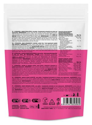 Bevanda energetica alla fragola 226ers HydraZero 225g