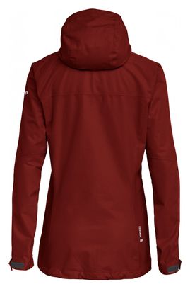 Women's Waterproof Jacket Salewa Puez Aqua Powertex Red