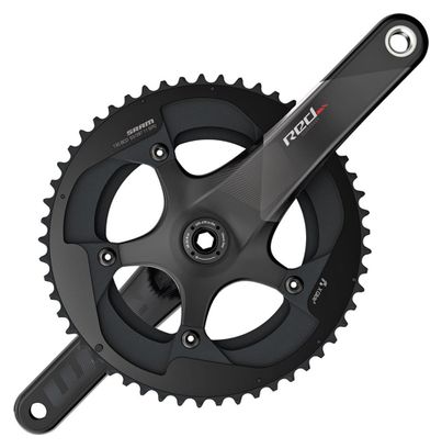 Sram RED 22 Kurbelgarnitur 53-39T YAW BB386 (Nicht enthalten) Schwarz