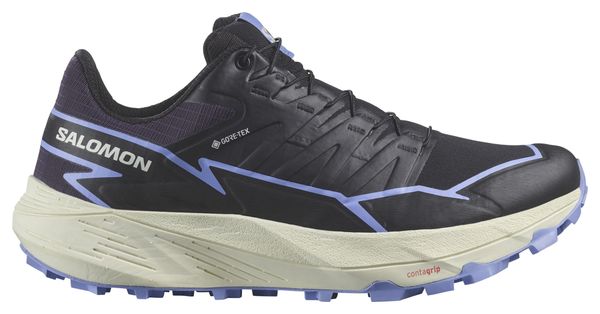 Women's Trail Running Shoes Salomon Thundercross GTX Black Blue