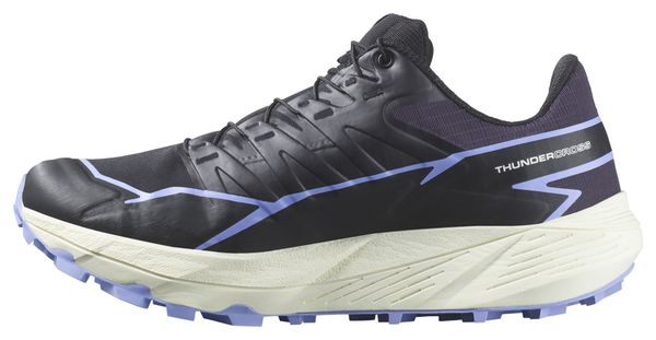 Women's Trail Running Shoes Salomon Thundercross GTX Black Blue
