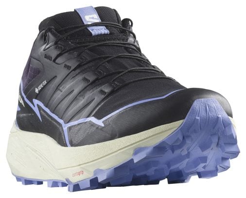 Women's Trail Running Shoes Salomon Thundercross GTX Black Blue