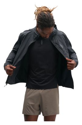 Veste Coupe-Vent Hoka SkyFlow Noir Homme