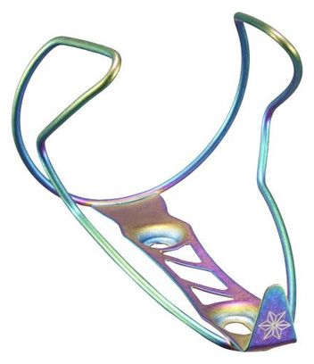 Supacaz TiFly Wasserflaschenkäfig in Titanium Oil Slick