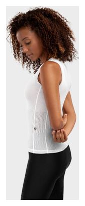 Sous-maillot vélo femme Cyclisme Train Force Blanc