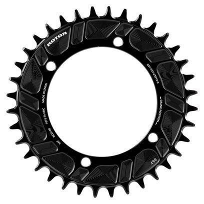 Plateau Rotor Round Rings MTB BCD 100x4 10/11/12 Vitesses Noir