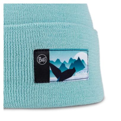 Buff Knitted Beanie Lilon Gem Blue
