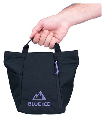 Magnesiumbeutel Blue Ice Sitter Schwarz