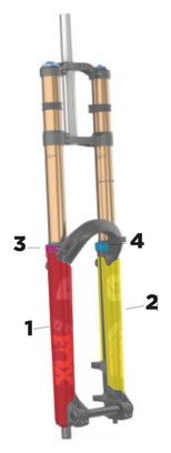 Protection de Fourche Slicy pour Fox 40 2021 29'' Brillant