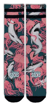 Shark Attack - Chaussettes Graphiques Techniques Coolmax - Cyclisme  Running et Sport