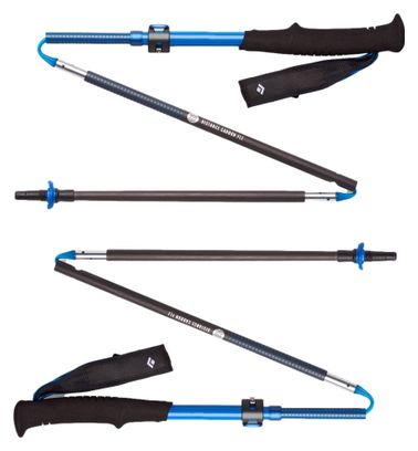 Black Diamond Distance Carbon FLZ Hiking Poles Black/Blue