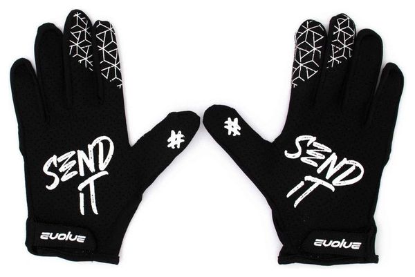 Gants Evolve Send It Adulte Noir/Blanc