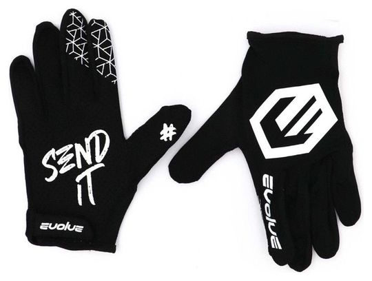 Gants Evolve Send It Adulte Noir/Blanc