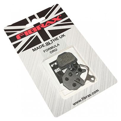 Plaquette de frein vtt pour formula oro (fibrax semi-metal)