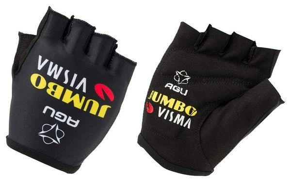 AGU Team Jumbo-Visma Unisex Short Gloves Black