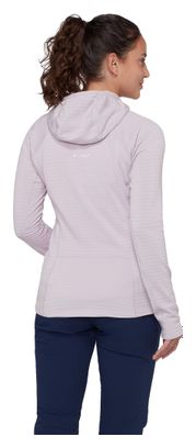 Forro polar Mammut Taiss Hooded Violeta Claro Mujer