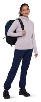 Forro polar Mammut Taiss Hooded Violeta Claro Mujer