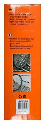 Porte-vélos - 2 vélos - en acier