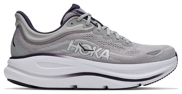 Hoka Bondi 9 Laufschuhe, grau, für Herren