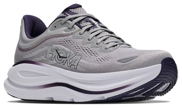 Hoka Bondi 9 Laufschuhe, grau, für Herren