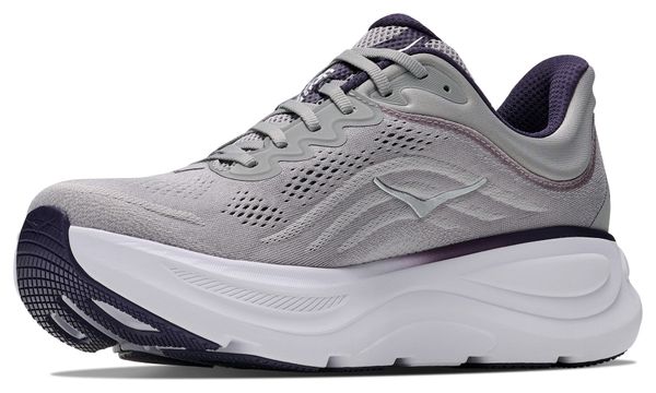 Hoka Bondi 9 Laufschuhe, grau, für Herren