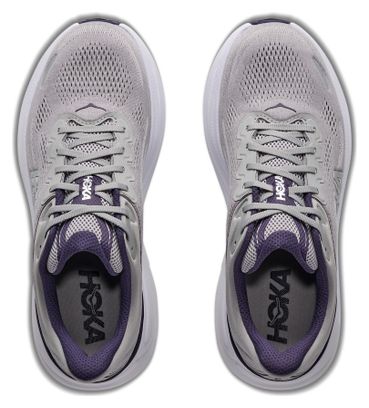 Hoka Bondi 9 Laufschuhe, grau, für Herren