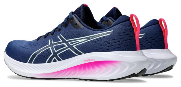 Zapatillas de running Asics Gel-Excite 10 azul/rosa para mujer