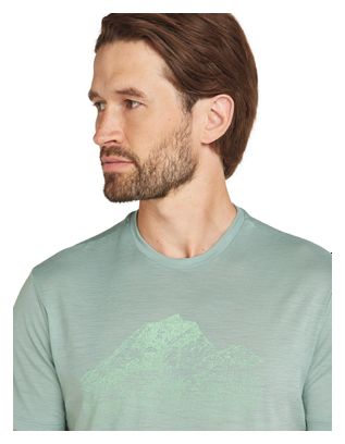 Icebreaker 150 Tech Lite Rising Light Green Technical T-Shirt