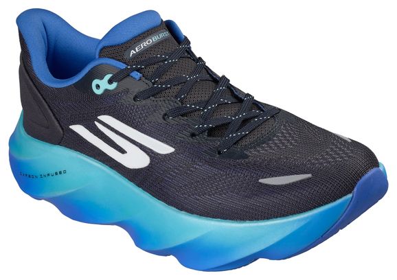Scarpe da corsa Skechers Aero Burst blu da uomo