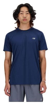 New Balance Sport Essentials Heren Blauw Jersey met korte mouwen