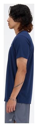 Maillot manches courtes New Balance Sport Essentials Bleu Homme