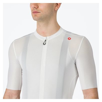 Castelli Espresso Men's Short Sleeve Jersey White Grey