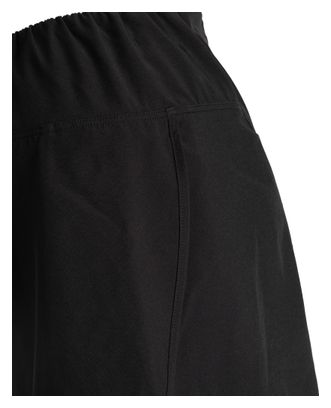 Pantaloncini da corsa 2 in 1 da donna Oxsitis X-Race Nero