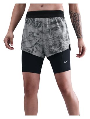 Nike Swift Dames Zilver 2-in-1 Short