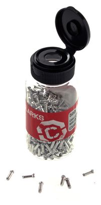 CLARKS Wire End Cover Silver (sold by 500)