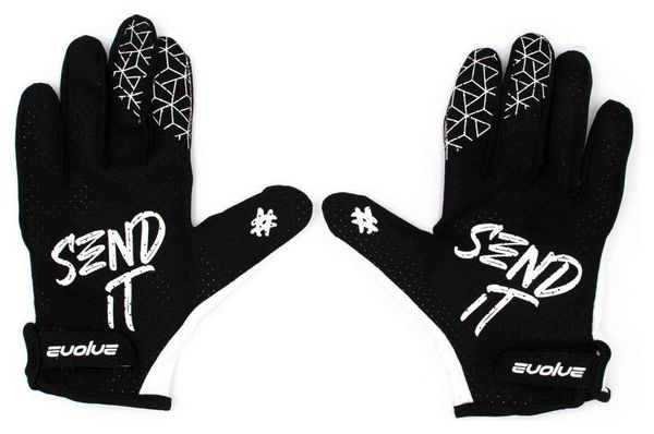 Gants Evolve Send It Adulte Blanc/Noir