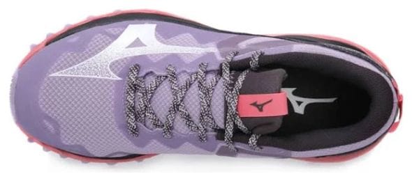 Women's Running Trail Shoes Mizuno Wave Mujin 9 Violet Pink