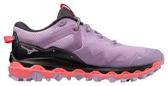 Women's Running Trail Shoes Mizuno Wave Mujin 9 Violet Pink