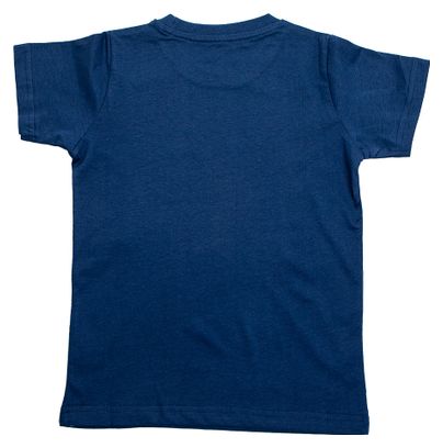 Camiseta Manga Corta Rubb'r Hippo Azul Niño