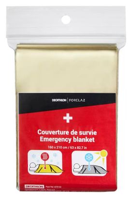 Couverture de Survie Forclaz Mono Usage