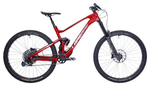 Gereviseerd product - Mountainbike Lapierre Spicy CF Team Sram X01 Eagle 12V 29' Glossy Red 2023