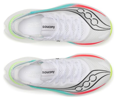 Saucony Endorphin Pro 5 hardloopschoenen, wit/meerkleurig, dames