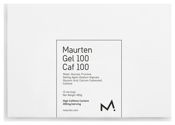 Maurten Gel 100 Caf 100 Energy Gel Pack - 12 x 40 g | Alltricks.com