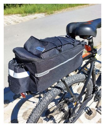 Sacoche Thermique pour Vélo - 9 Litres - Noir - Etanche